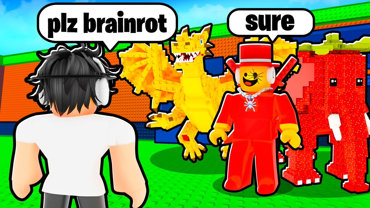 QualityArt0's tweet image. I made two versions of a roblox thumbnail🔥

Which one do you prefer? 🤔

1️⃣ Or 2️⃣ ?  

Lemme know what you think!

#Roblox #robloxgames #stealabrainrot #robloxthumbnail #robloxthumbnails