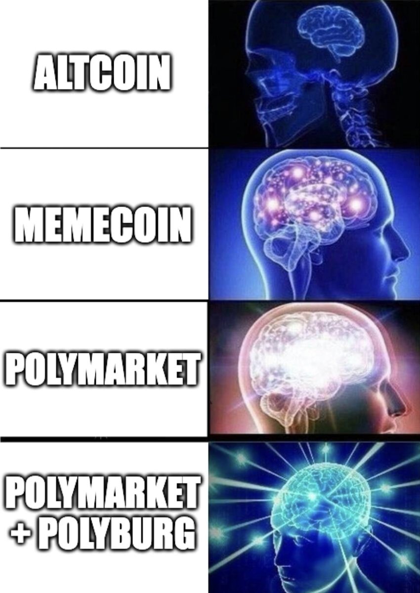 Memecoin rewards you for being early.
<a href="/Polymarket/">Polymarket</a> rewards you for being correct.

And <a href="/polyburg/">Polyburg Terminal</a> helps you be correct.