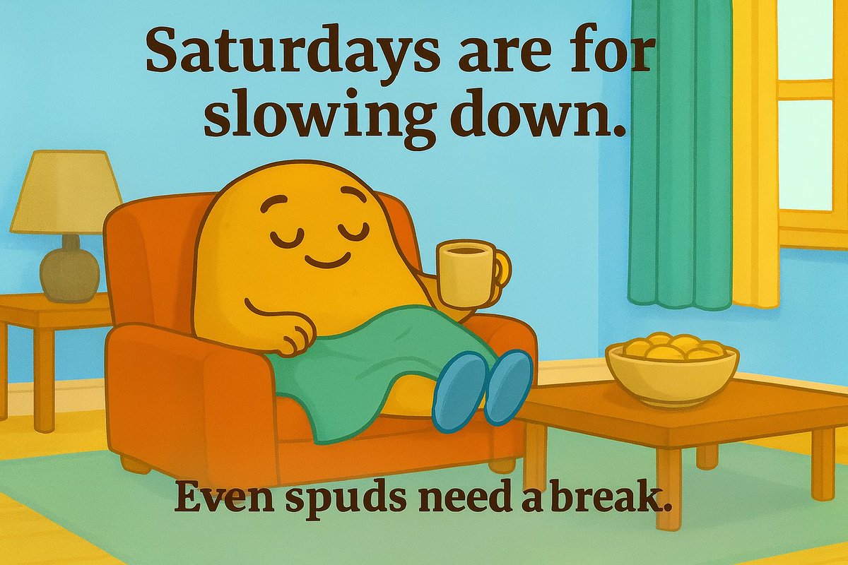 Th3TaterTot's tweet image. #PotatoWisdom #SpudLife
#SlowDownSaturday #ChooseJoy