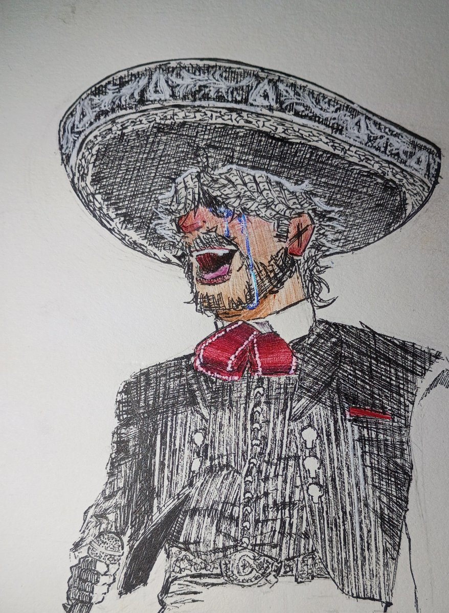 holtdoodles's tweet photo. Charro charles: Ay ay ay ay, Cantas y no llores! (Cielito lindo theme in the background) - 🐸

#charlesholt #idvcharlesholt #charlesholtidv #idvaeroplanist #aeroplanistidv #aeroplanist #identityv #idv https://t.co/AtPqNgA6LB