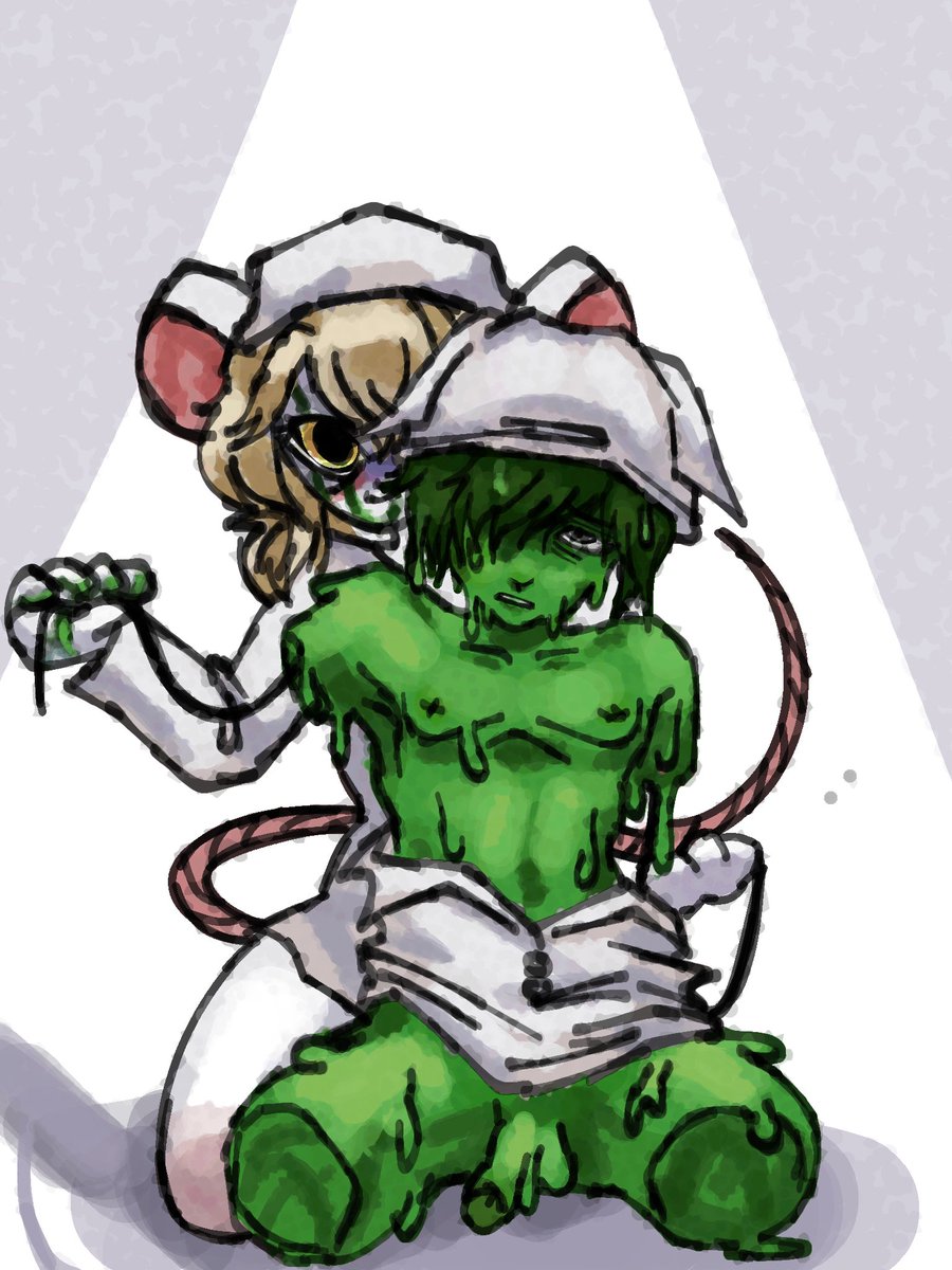 SHITinaART's tweet photo. Mouse holds jello #terriblemouse https://t.co/xunvPecw43
