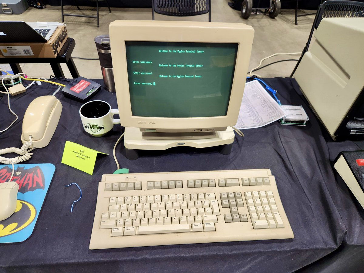 sdf_pubnix's tweet image. We’re at VCFMW this weekend! Come by and say “hello.” and experience our remote systems with vintage terminals. Or dial 312-318-9866 ext 2640 to chat

icm.museum

#retrocomputing #vintagecomputing #ascii #retrogaming #vcfmw