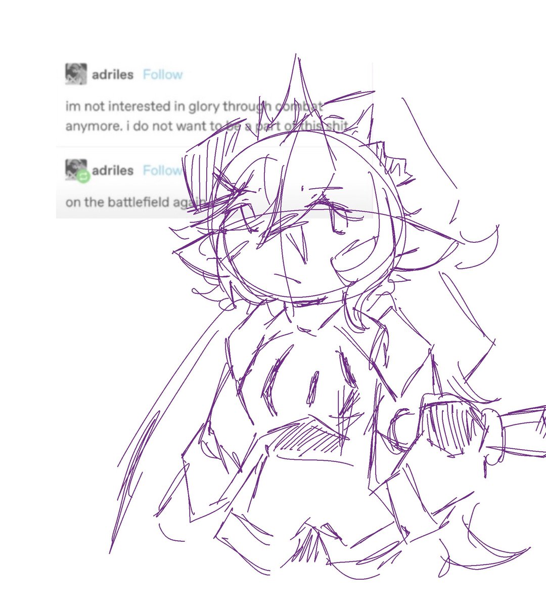 // uu spoilers

like genuinely always some glory thru combat w this wemmbu guy he did NAWT need to do all that for capital city ..