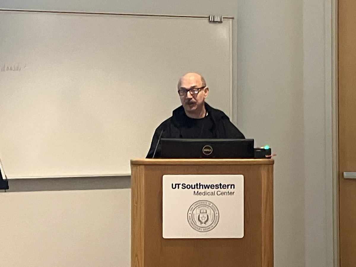 What a treat to have 2011 Nobel Laureate <a href="/mutagenetix/">Bruce Beutler</a> <a href="/UTSWMedCenter/">UT Southwestern Medical Center</a> lead our final #RCCAMW session today with a lecture on monogenic resistance to cancer! Understanding/overcoming resistance to cancer treatment is an important area of preclinical research.