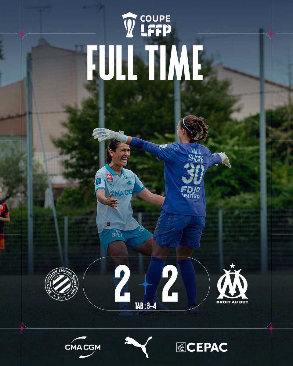 OMfeminines's tweet photo. ⏱️ 90+5 | #MHSCOM 2️⃣-2️⃣

𝐎𝐔𝐈 𝐋𝐄𝐒 𝐅𝐈𝐋𝐋𝐄𝐒 ✅😍
Rejointes au score dans les ultimes instants après avoir fait la course en tête pendant plus de 70 minutes, nos Marseillaises s'imposent au forceps dans l'Hérault au terme d'une 𝐬𝐞́𝐚𝐧𝐜𝐞 𝐝𝐞 𝐭𝐢𝐫𝐬 𝐚𝐮𝐱 𝐛𝐮𝐭𝐬 𝐞́𝐭𝐨𝐮𝐟𝐟𝐚𝐧𝐭𝐞 
et repartent avec 2️⃣ points en poche 🥵