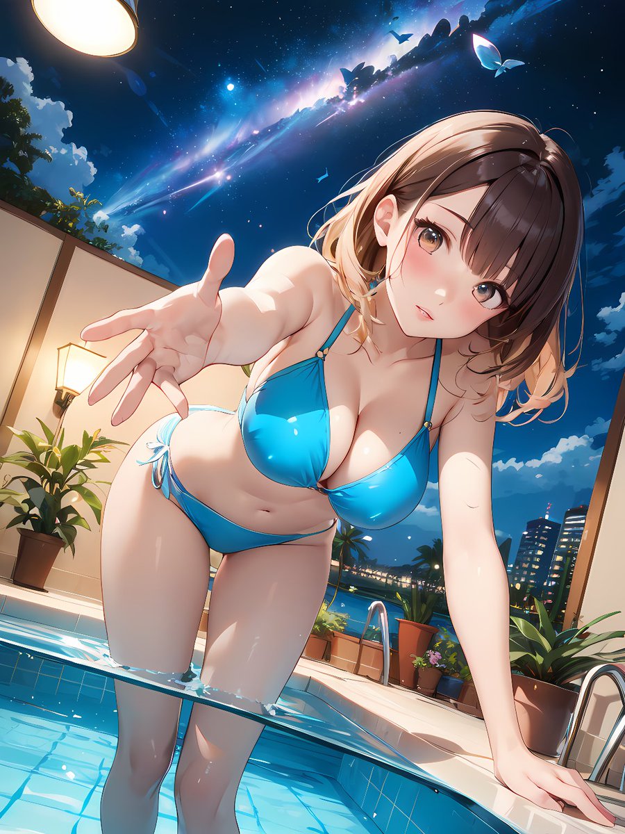 だいじょうぶ？
ほら、手を伸ばして💕