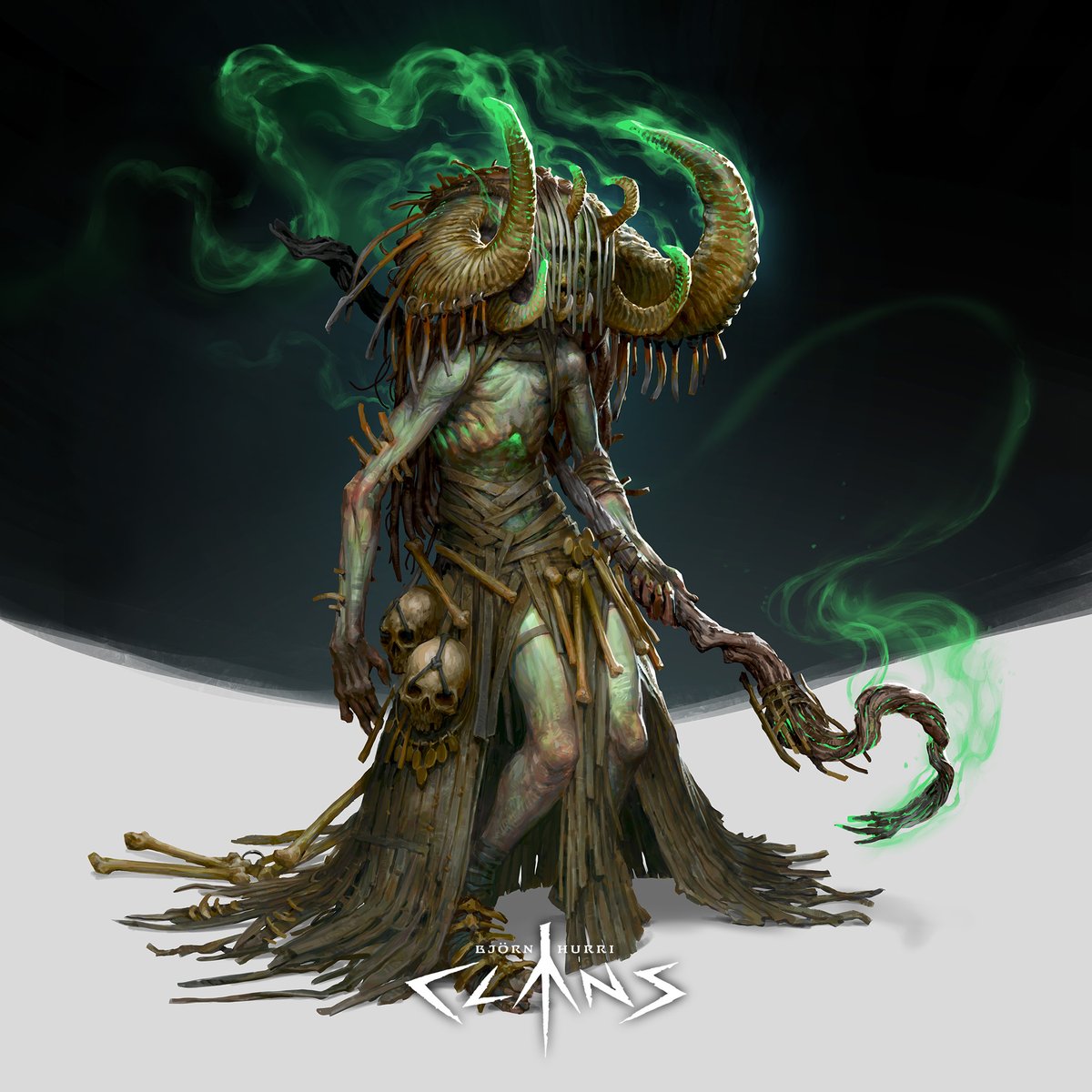 bjornhurri's tweet image. Starved Mage Orc | CLANS
A painting from my latest artbook CLANS. 
#artbook #magic #wotc #dnd #wizards