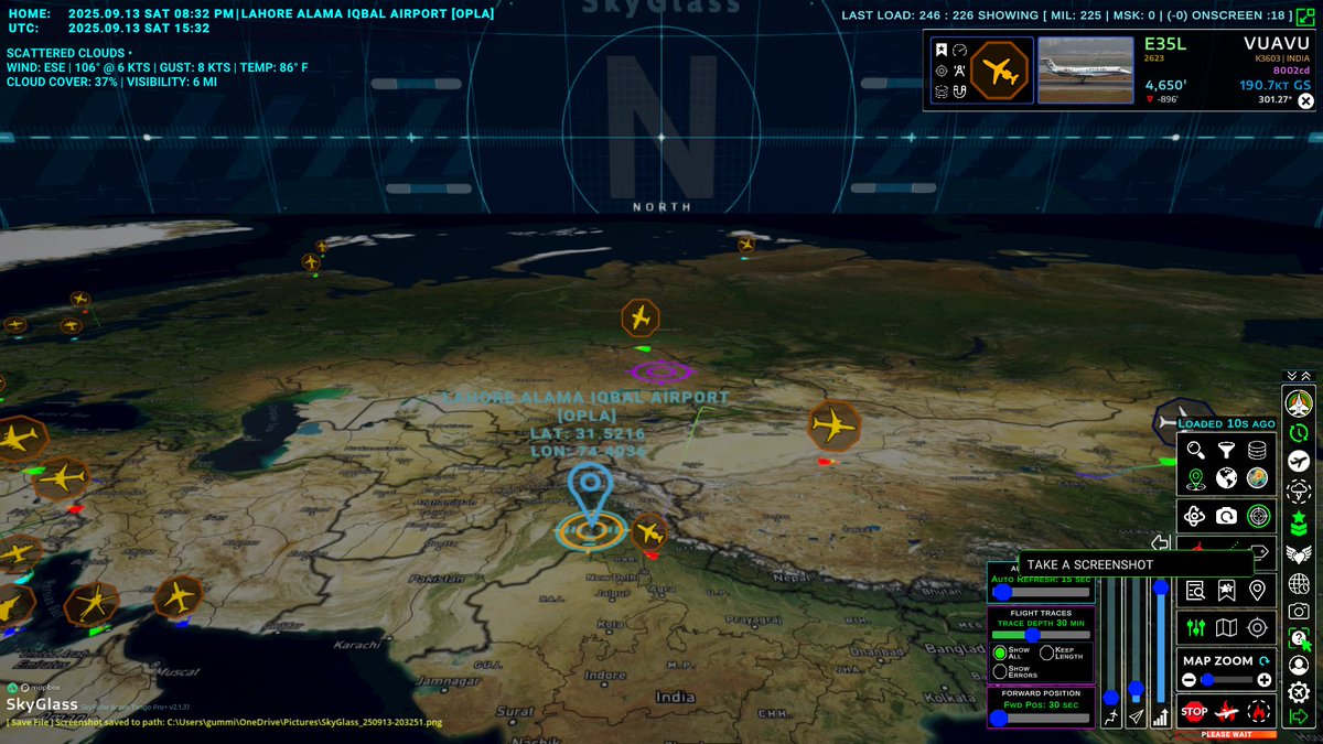 Zephyrus (@the_sharkslayer) on Twitter photo IAF Embraer ERJ135BJ
Tail: K3606 'Nabhdoot'
Sqn: AHQ Communications Squadron "Pegasus"
Screenshot: <a href="/SkyGlass12/">SkyGlass by AVIAR Labs</a> IAF Embraer ERJ135BJ
Tail: K3606 'Nabhdoot'
Sqn: AHQ Communications Squadron "Pegasus"
Screenshot: <a href="/SkyGlass12/">SkyGlass by AVIAR Labs</a>