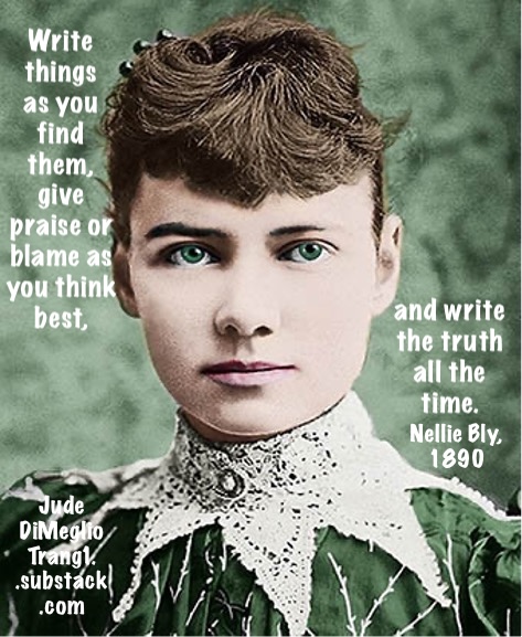 J_DiMeglioTrang's tweet photo. NEW Gift of Need article: 
We Need Journalists - Nellie Bly’s story and interview w Gregory McNamee.
https://t.co/jgLo0xoxaL https://t.co/kwUk80I5bR