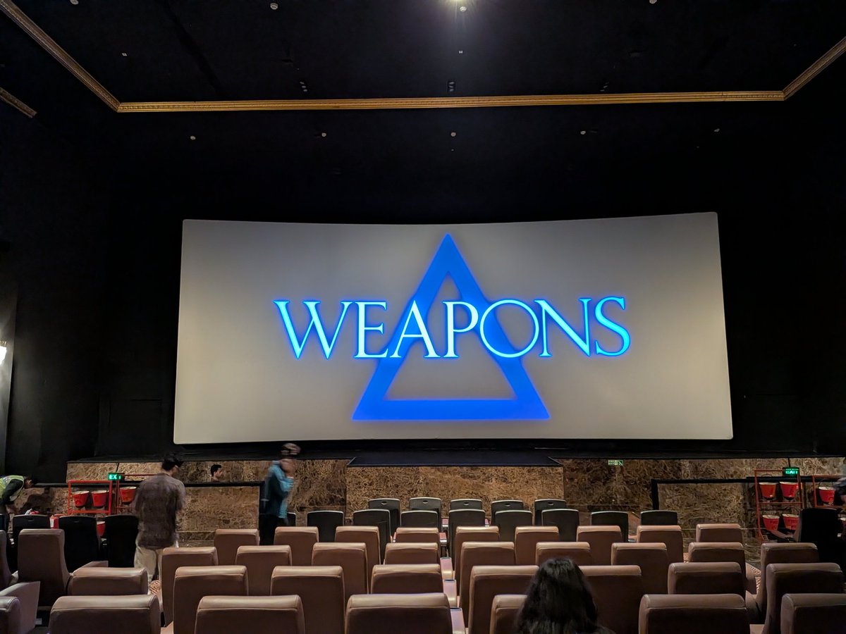 What a film! Insanely immersive storytelling, The Best 🤌🏻❤️

#Weapons