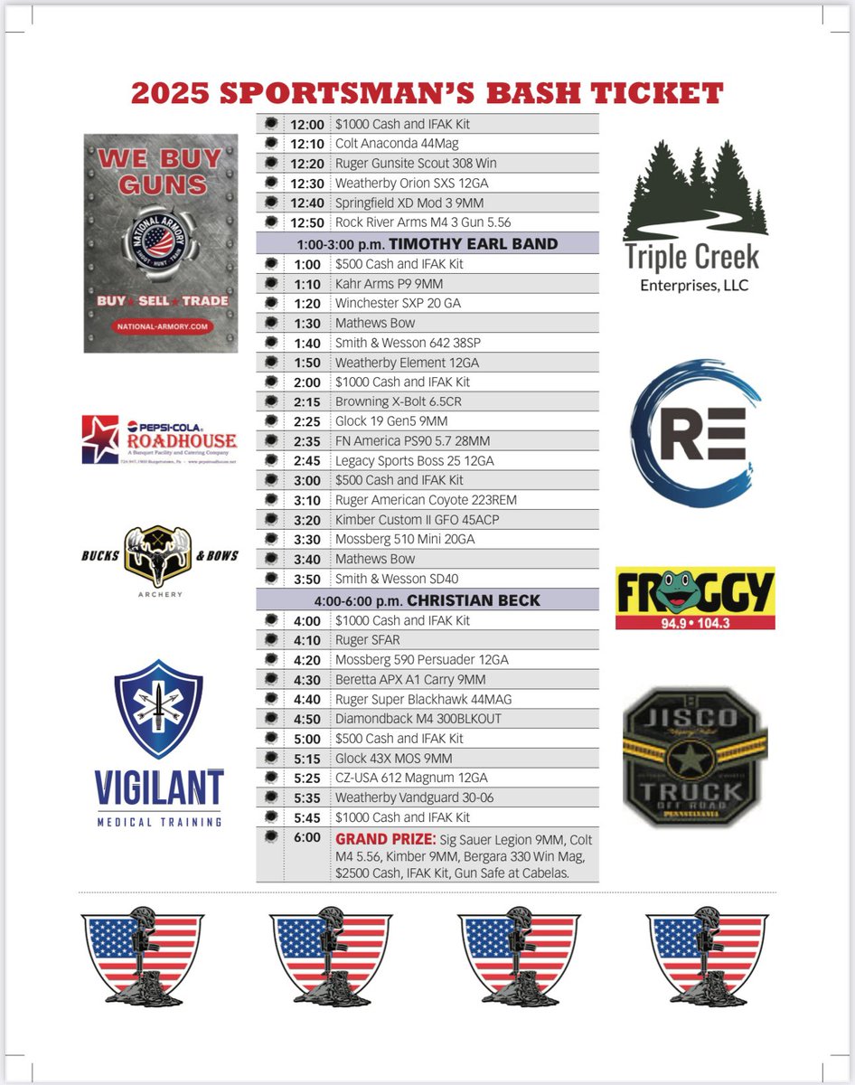 IATW Foundation (@iatwf) on Twitter photo TWO WEEKS OUT! IATW Sportsmanโs Bash โฆ.online tickets have ended, BUT donโt worry tickets will be available at the door starting at 11am. ๐๐ฝ๐บ๐ธ.<a href="/DangerMulder/">Jeremy Danger Mulder</a> TWO WEEKS OUT! IATW Sportsmanโs Bash โฆ.online tickets have ended, BUT donโt worry tickets will be available at the door starting at 11am. ๐๐ฝ๐บ๐ธ.<a href="/DangerMulder/">Jeremy Danger Mulder</a>