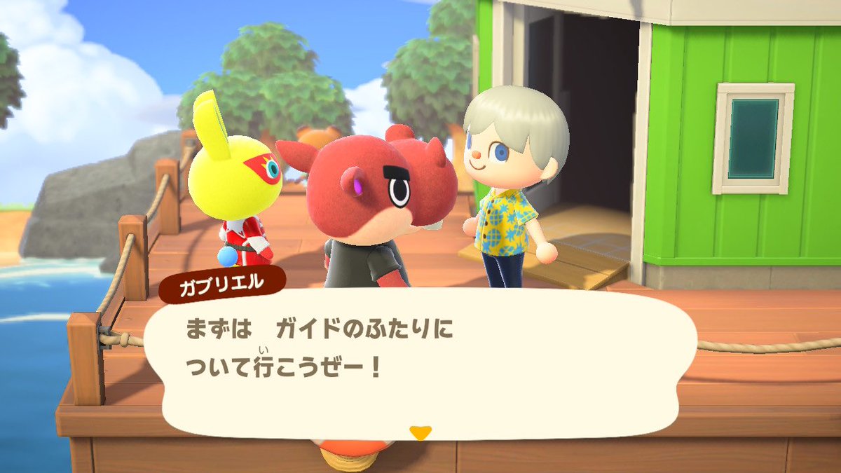 あつ森始めたけどカバオ君いたんだね〜‼️