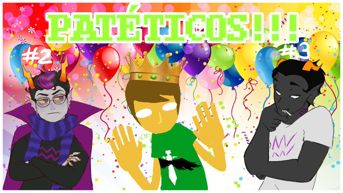 Chegou o resultado da grande final do concurso!
E o personagem mais patético de Homestuck, de acordo com a comunidade, é...
O self-insert do Andrew Hussie!

com Eridan em segundo e Cronus em terceiro. Parabéns aos perdeões!!!