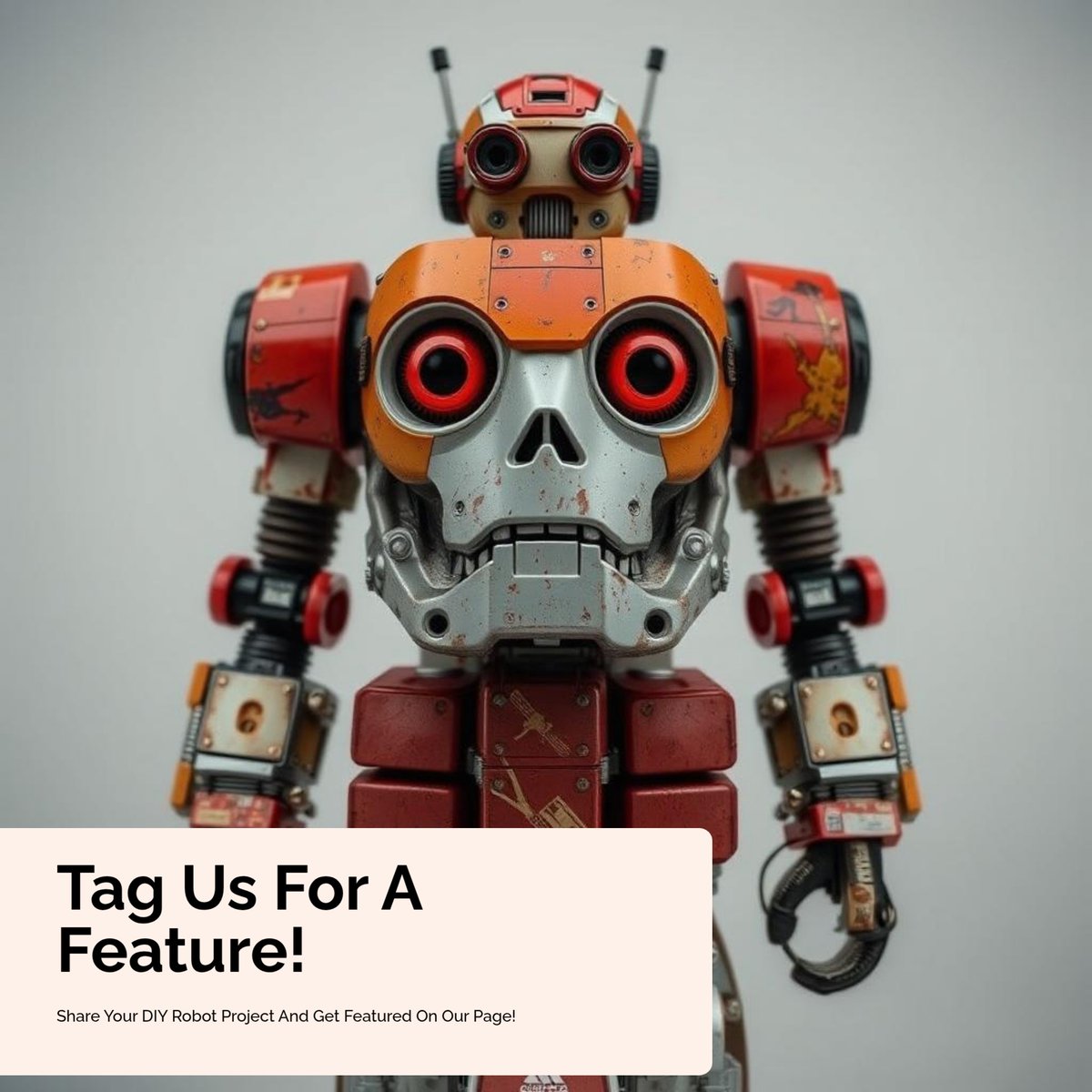 scratchrobots's tweet image. Share your children's amazing DIY robots with us! 🤖✨ Tag us for a chance to be featured! #KidsCreativity #DIYRobots
#ScratchRobots #RoboticsEducation #STEMForKids #LearnToCode #BuildRobots #HandsOnSTEM #KidInventors #FutureEngineers #DIYRobotics #AIForTeens