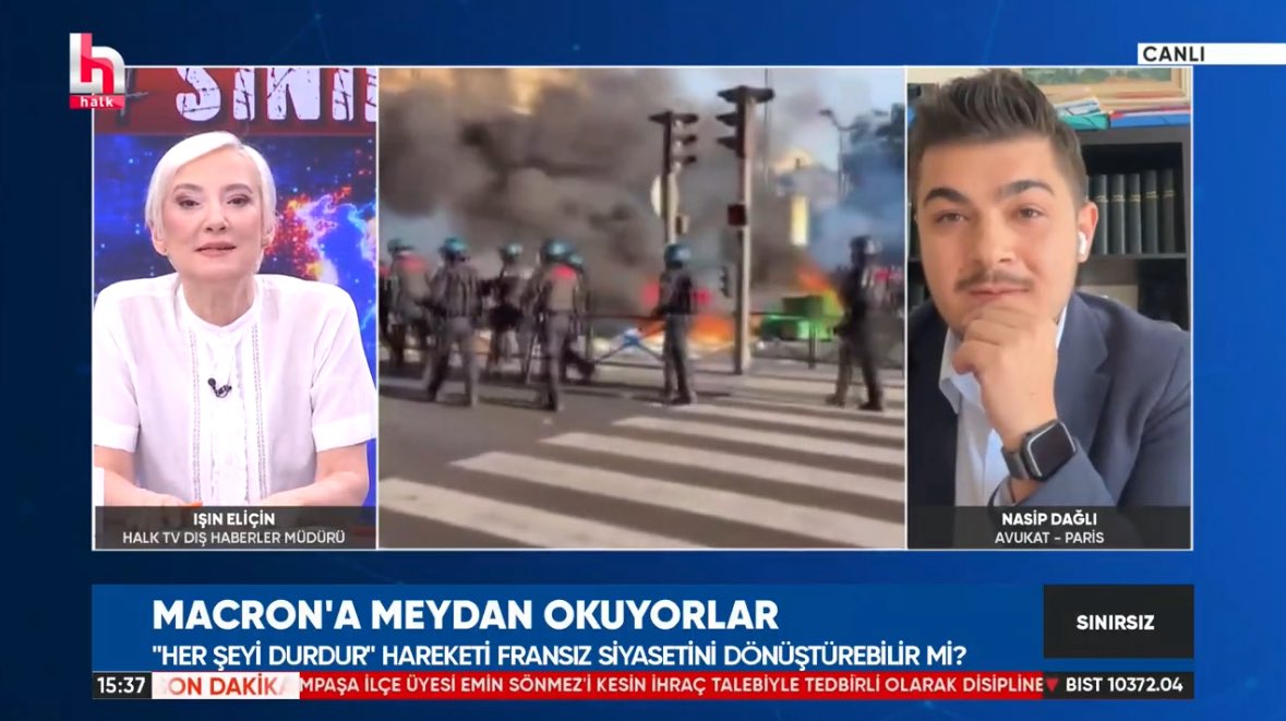 Fransa’daki protestolar neden ortaya çıktı?

Fransa’yı önümüzdeki günlerde hangi senaryo bekliyor?

Işın Hanım’ın nazik davetiyle, <a href="/fransizgastesi/">Gasteniz! 🗞</a> hesabımızı temsilen Halk TV’de aktarmaya çalıştım.

Faydalı olması dileğiyle, takipte kalabilirsiniz.