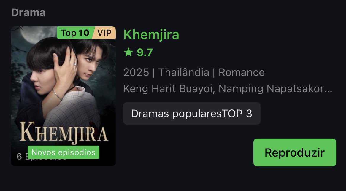 🔔 Novo episódio liberado! Já pode correr pro app da <a href="/iQIYIofficial/">iQIYI</a> e conferir o ep. 06 de Khemjira The Series! 👀🍿

🔗: iq.com/play/wraawu50u…

Khemjira The Series EP6
#เขมจิราต้องรอดEP6
#KengNamping #เก่งน้ําปิง
#KengHarit #nampingster