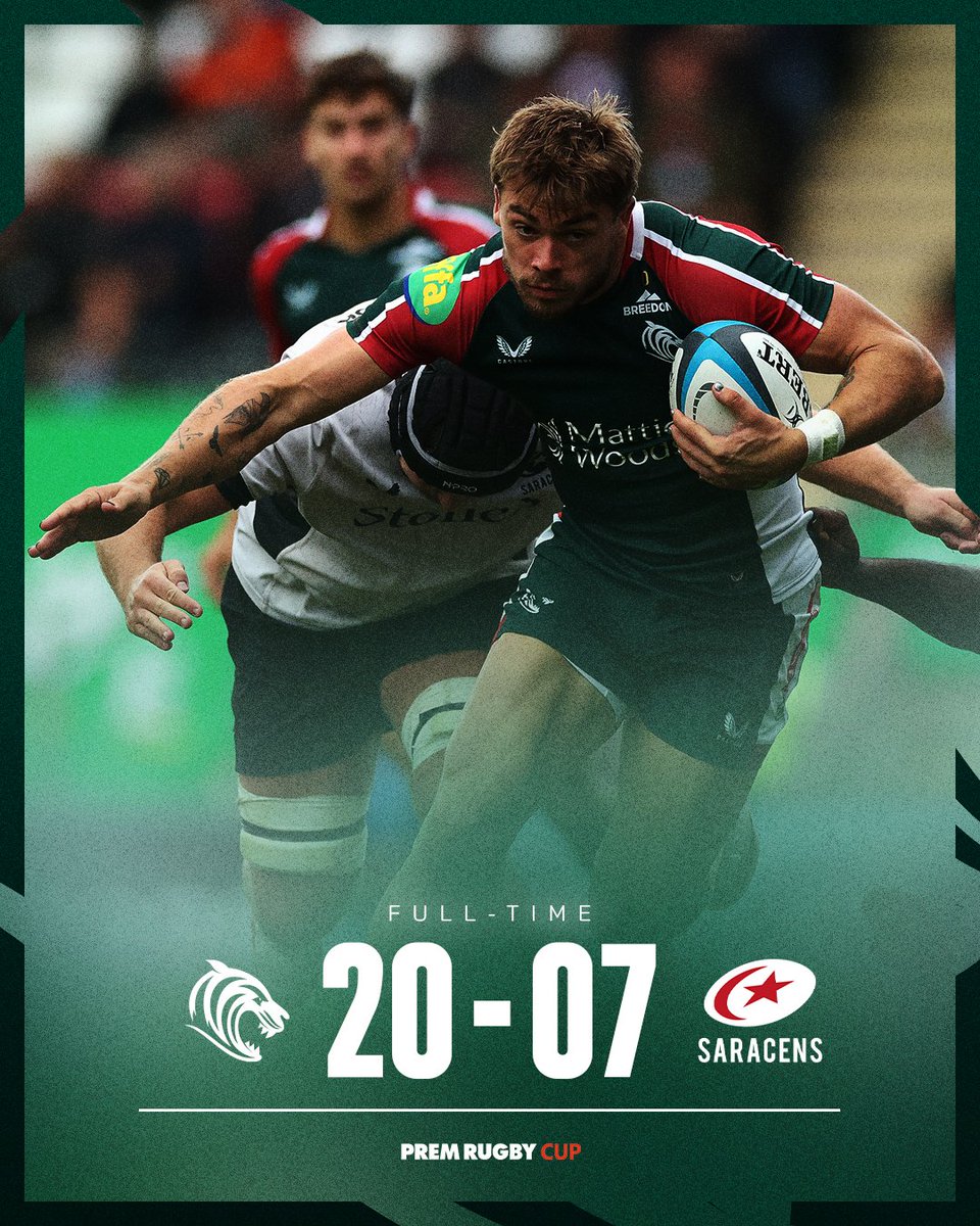 LeicesterTigers's tweet photo. Winning start to the Cup campaign! #COYT 🐯 https://t.co/BVlgfPrJi0