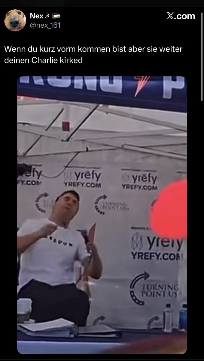 FileGiftFrosch's tweet image. Was ist denn da passiert???
#CharlieKirk