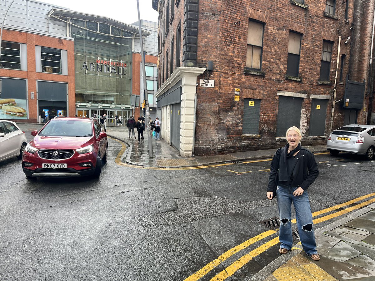 Stopping by an iconic Manchester location