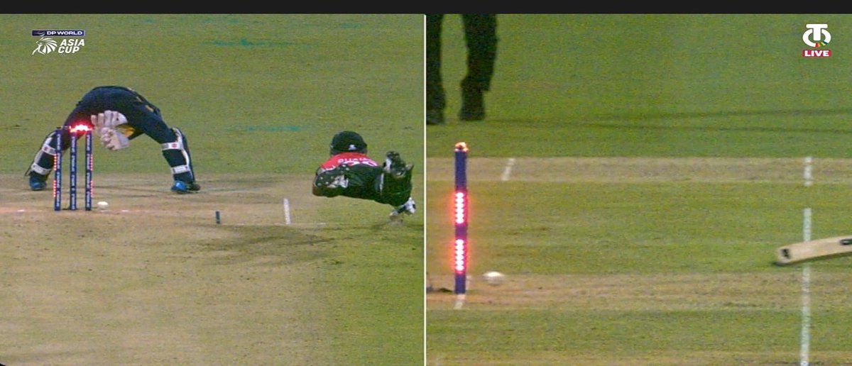 Kusal Mendis almost did a Dhoni here.
#slvsban  #BANvsSL