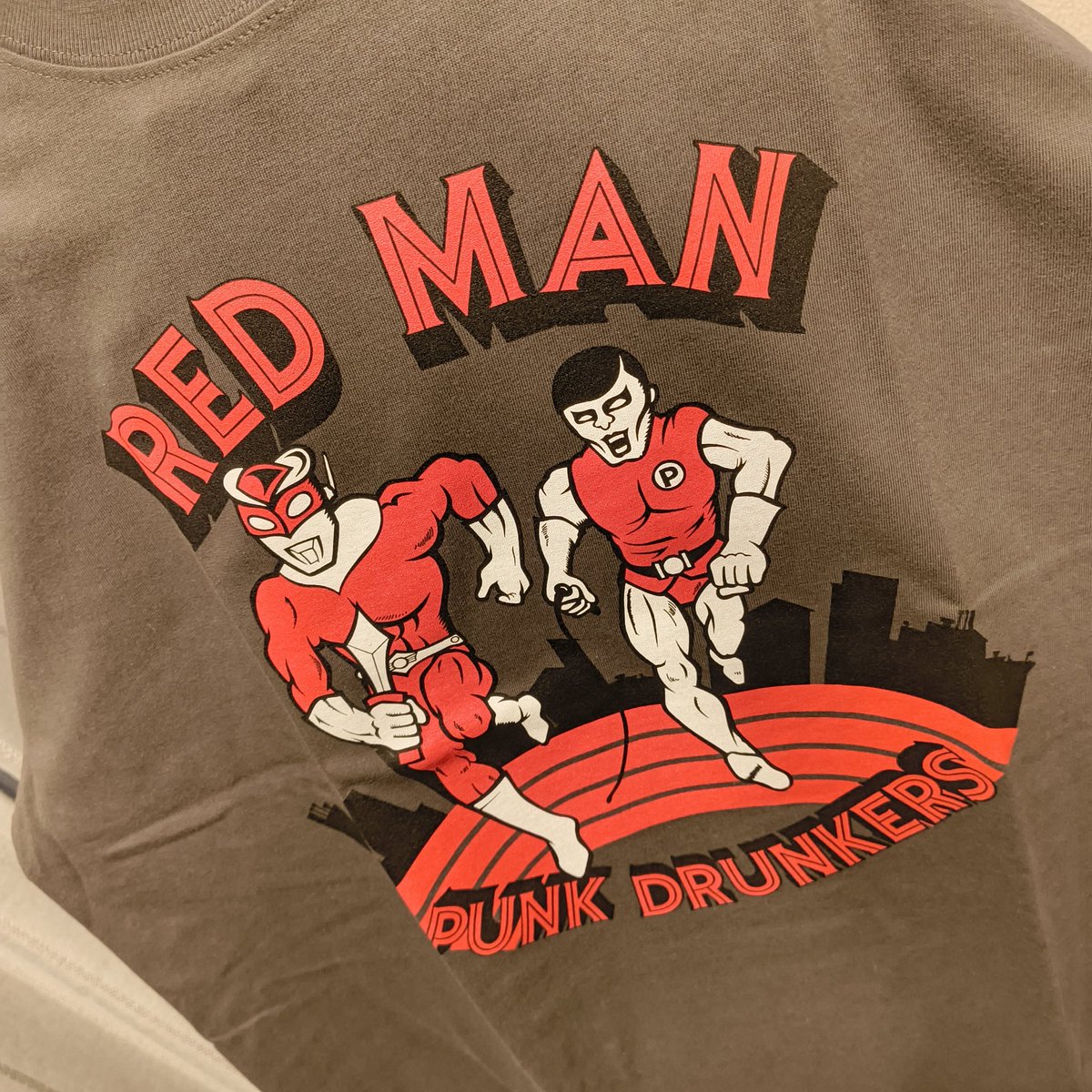 パンクドランカーズのレッドマンT買った〜🔪✨ #ツブコン