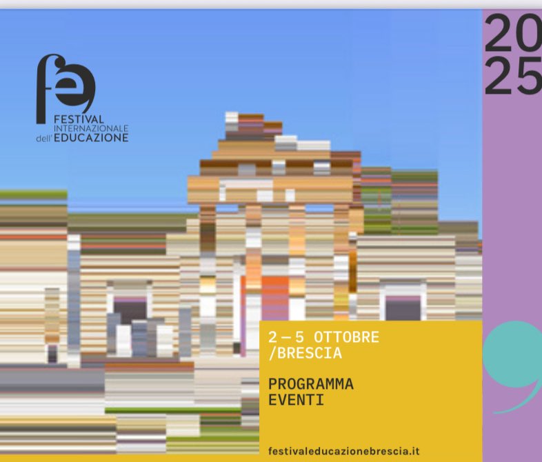 “La città che apprende, apprendere nella città”.

2-5 ottobre il Festival Internazionale #Educazione #Brescia invade la città, le strade e <a href="/Unicatt/">Università Cattolica</a> con convegni, talk, laboratori, tavole rotonde, spettacoli e concerti.
Tanti gli ospiti, Simona Ferrari
➡️ 
festivaleducazionebrescia.it