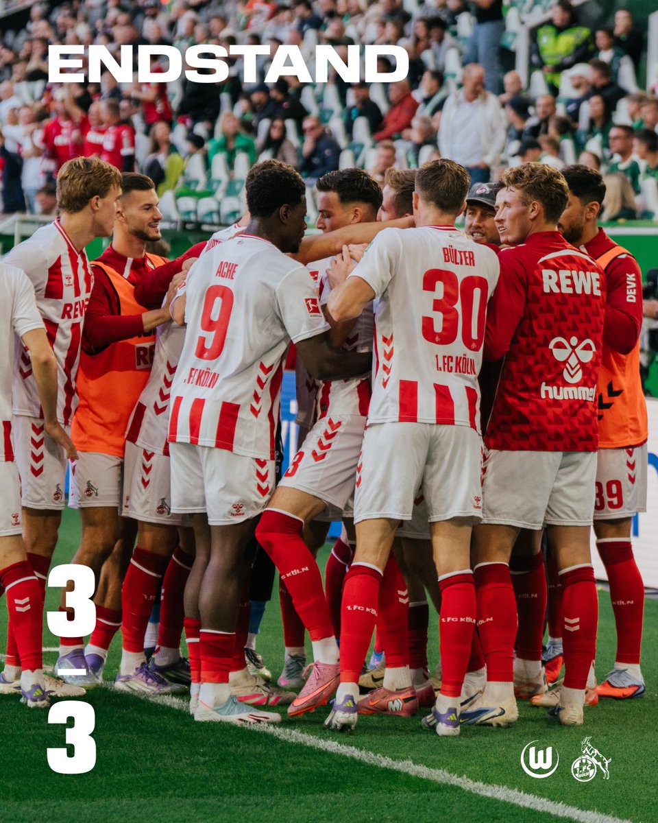 Fühlt sich an wie ein Auswärtssieg! 💥
__
3:3 (90.) #effzeh #WOBKOE
