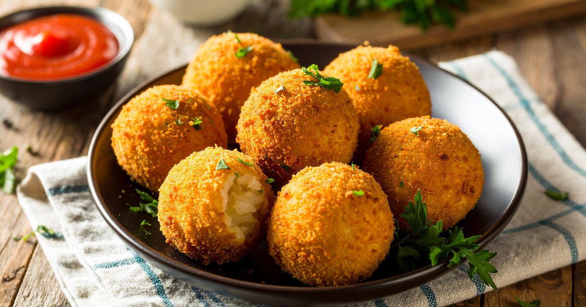 Warning: These rice balls may cause extreme cravings. 🧀🔥 Find everything you need at a store near you — for locations, visit our store locator! bit.ly/3aqX8YE