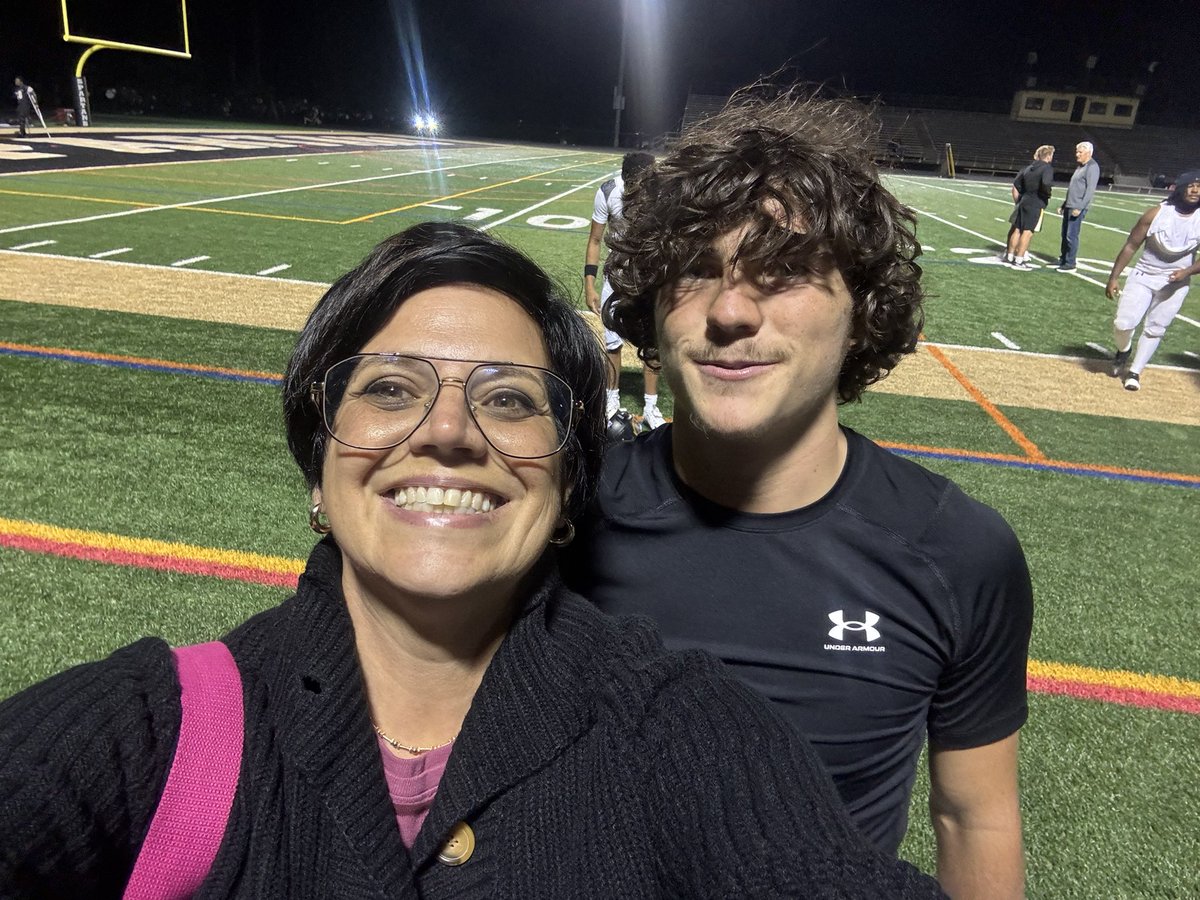 Me n Mom after the win last night!
