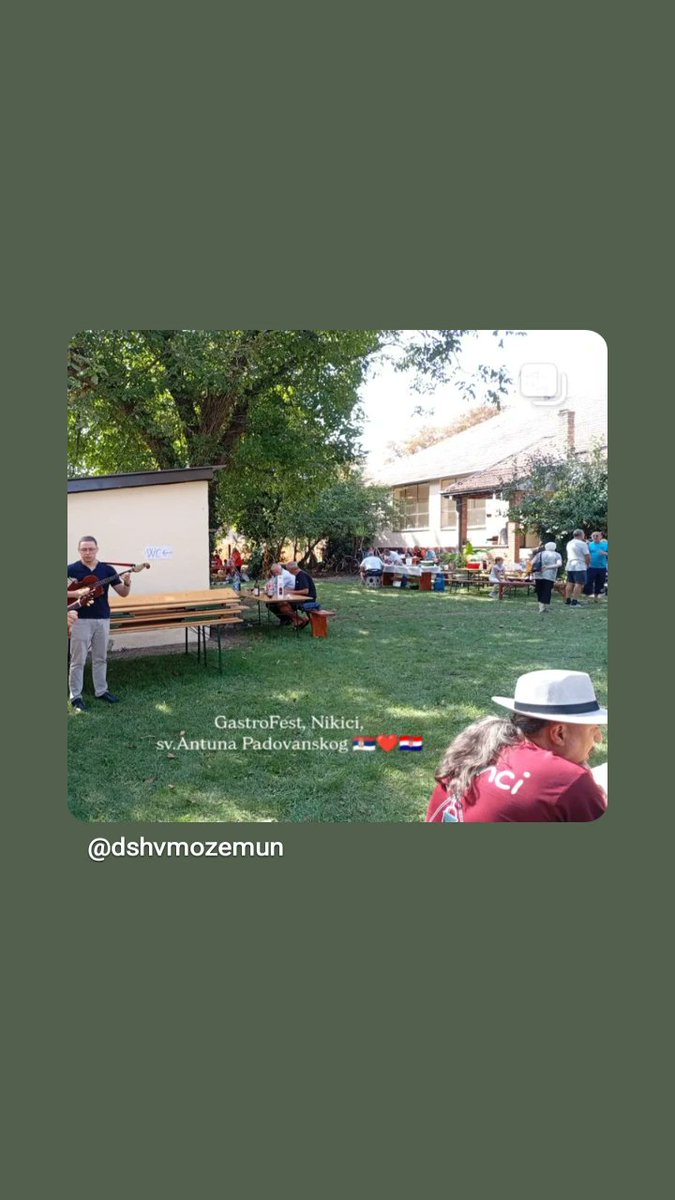 DSHVZemun's tweet photo. Gastro Fest u organiziranom preljepom ambijentu u Nikincima, sv.Antuna Padovanskog, Kotlićijada 2025, naši 🇭🇷 i ostali dragi gosti🇷🇸! Sve pohvale za župnika Ivicu Živkovića 🇻🇦 ❤️🤍💙 https://t.co/LQum6Ox6hG