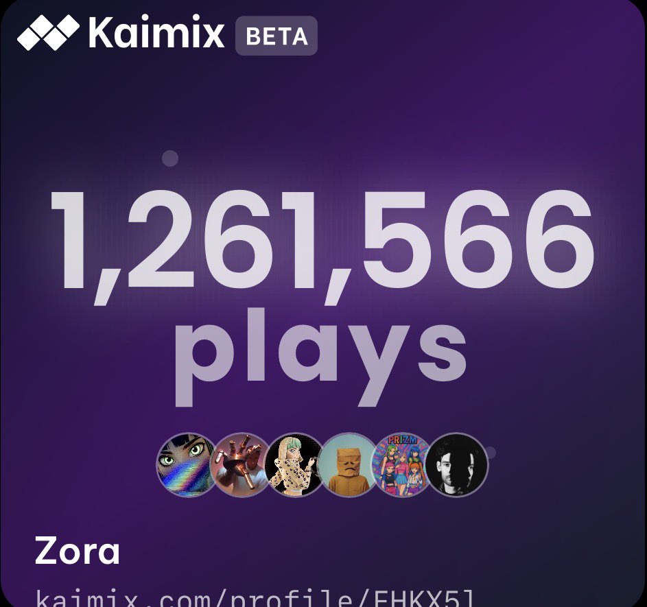 ZoraFromSplash's tweet photo. @SplashMusicCo (Sorry with the mention splash ;-;)
I just hit 1M+ Plays on Kaimix!!
#kaimix #splashmusicco #kaifromsplash 

Zora
https://t.co/u7mqvvf0VE https://t.co/Loz68KhkXL