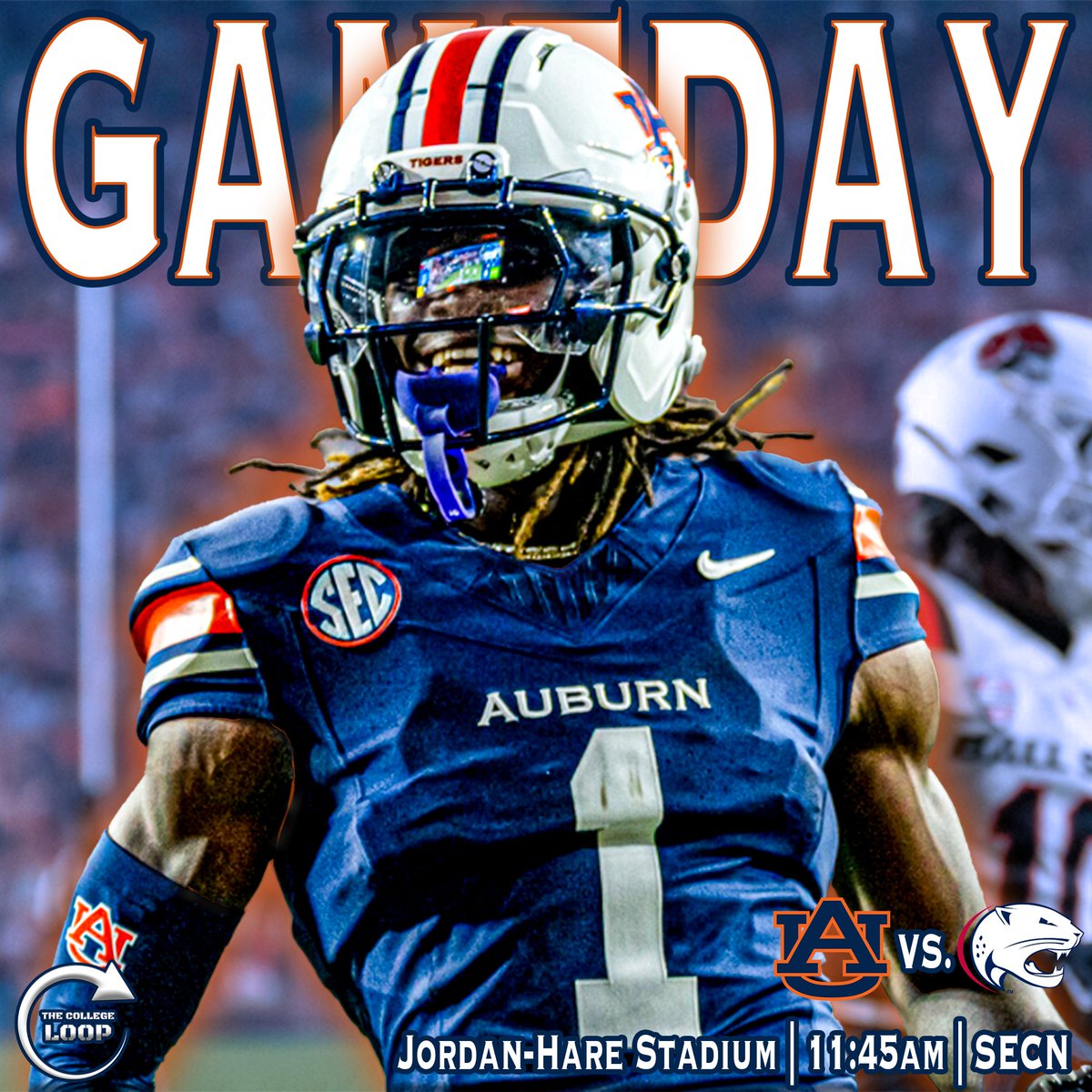 IT'S GAMEDAY!

The Auburn Tigers will take on the South Alabama Jaguars for the first ever meeting between the two schools!

📍 Jordan-Hare Stadium
⏰ 11:45 am CST
💰 AUB -25.5
📺 SECN

#WarEagle #FeelinLoopy #AuburnFootball