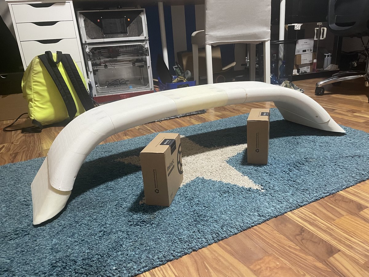 CParussin's tweet image. Active spoiler with electric pistons, adjustable up to 8°. Still some work to do. Printed mostly in @Inslogic3D natural PA6. The raw finish looks so good it’s almost a shame to paint it to match the car.

#Inslogic3D #InslogicPrintToLast #InslogicEngineeringMaterial #3dprinting