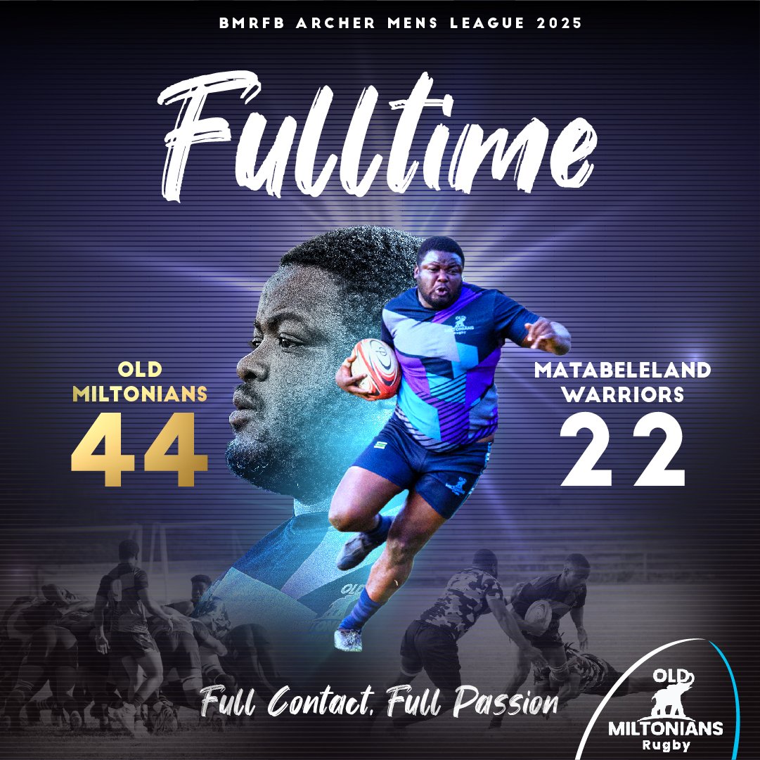 MiltoniansRc's tweet photo. Living up to Supremacy, back to back champions, behold the winners of the Archer Mens League 2025 #Champions #LeagueChampions #MatabelelandRugby #ClubRugby #League #ZimbabweClubRugby #ZimbabweRugby https://t.co/2D8v4LRDks