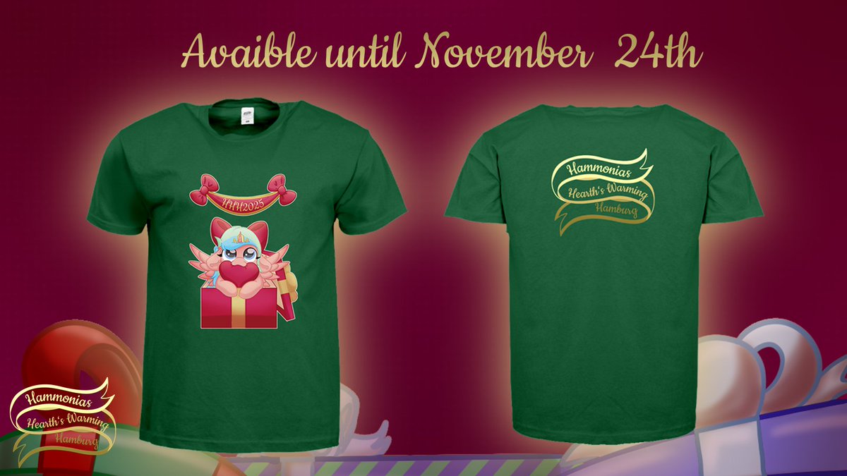 Look at this adorable little Hammonia waiting for you to pick her up. You dont want to disappoint her, dont you? Check out our Ticketshop to get your own HHH Shirt at the Event :3
But be warned, they are only aviable until november 24th.
pef-tickets.tickettoaster.de/events/1997-ha…