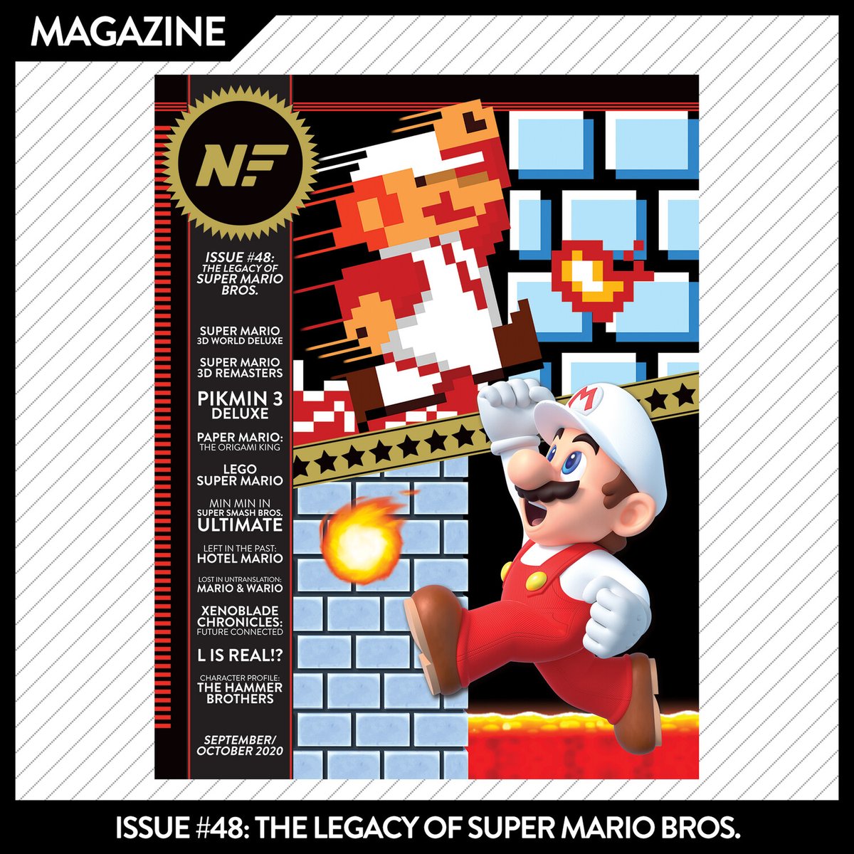 NintendoForce's tweet image. Free NF issue, today only! In honor of today being the 40th anniversary of Super Mario Bros., you can grab the digital version of NF #48, The Legacy of Super Mario Bros., for free for 24 hours: nintendoforcemagazine.com/category/Magaz…