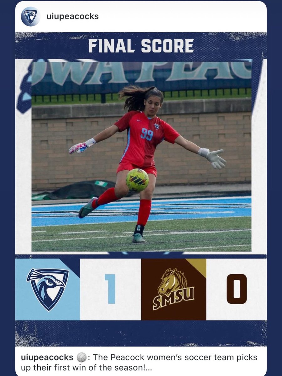 2025Goalkeeper's tweet photo. Blessed to get my 2nd shutout in my 3rd college start. Next up, Jamestown on Sunday at 11am. #FeathersUp 🦚 https://t.co/DRJQbkXx93