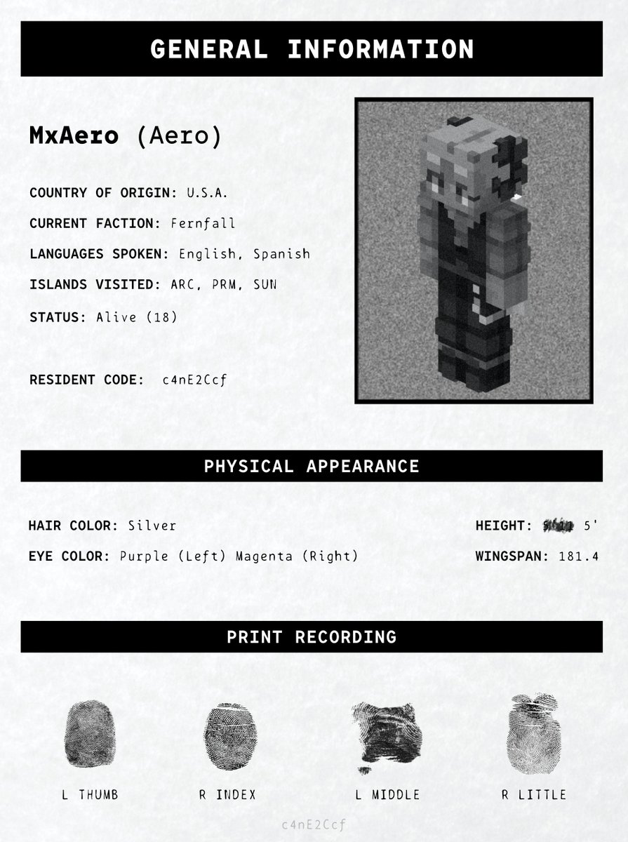 Resident Document 𝗰𝟰𝗻𝗘𝟮𝗖𝗰𝗳 (<a href="/ImMxAero/">MxAero</a>) 🗃️   

Gather more info from the 𝗔𝗥𝗖hives on September 20th.