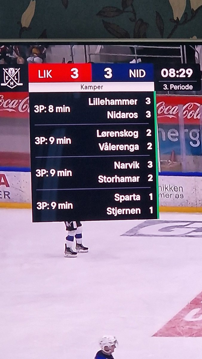 Spennende med Norsk ishockey 👍
Norges mest underholdende liga leverer