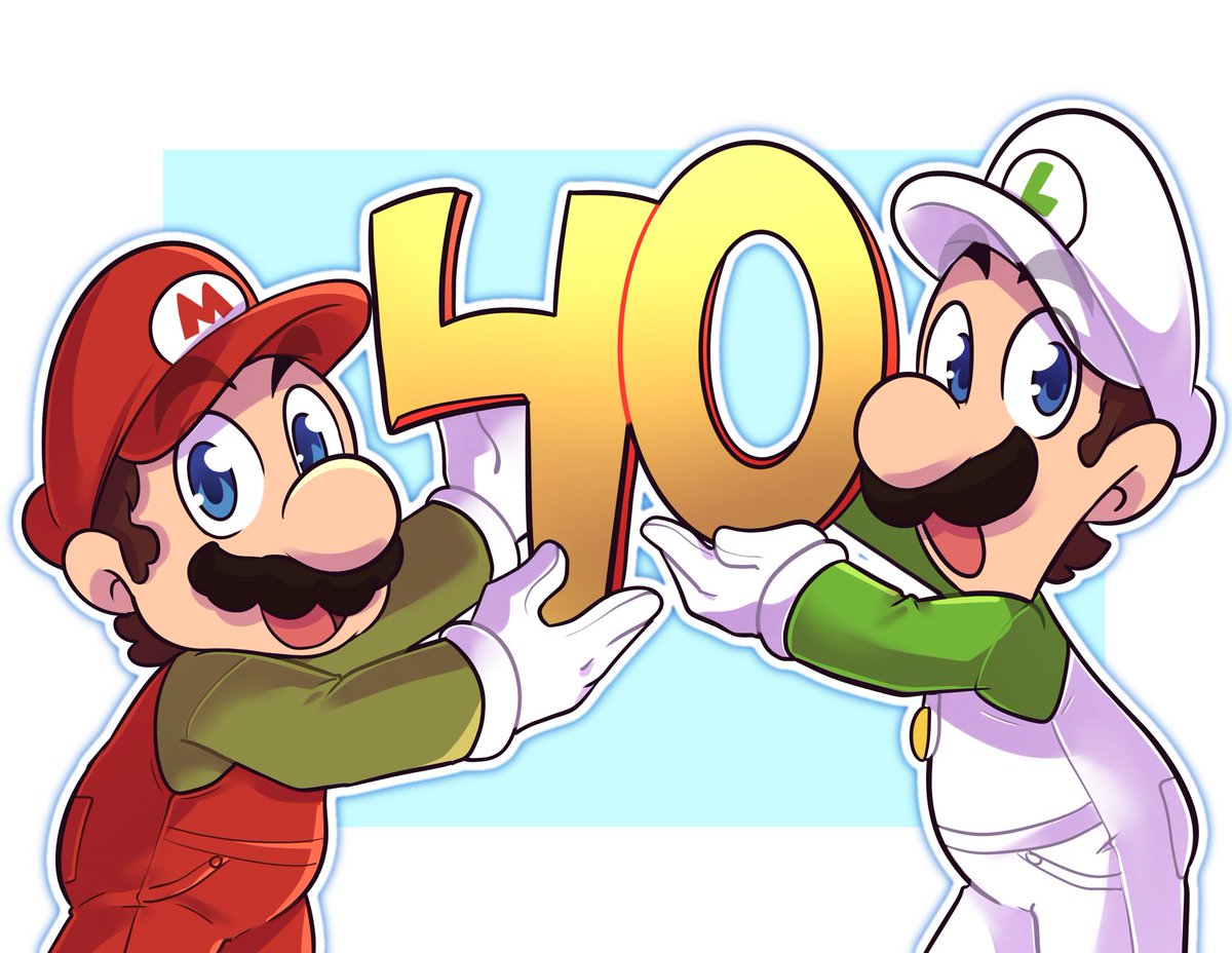 Happy 40th anniversary!! #nintend0 #mario #mario40th #smb