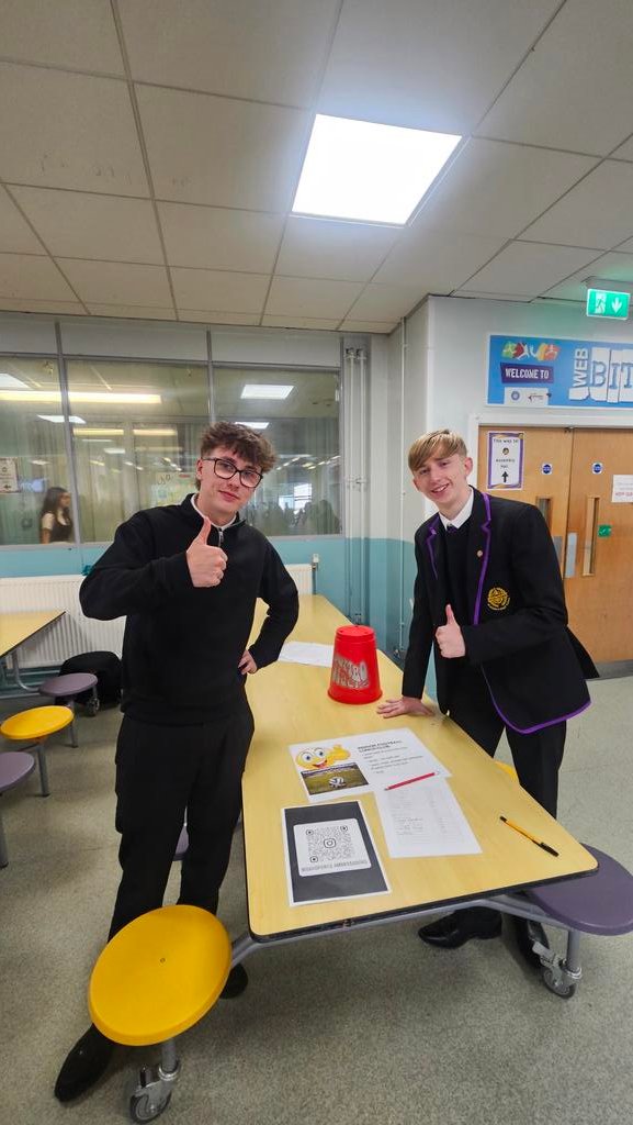 StAidansHigh_PE's tweet image. 🎉 A huge well done to our S6 Sports Leaders who organised a fantastic Sports Fayre to promote this year’s lunchtime and after-school clubs in the PE department! 🏐⚽🏀 Great to see so many pupils getting involved! #S1SportsFayre #ActiveSchools #LeadershipInAction