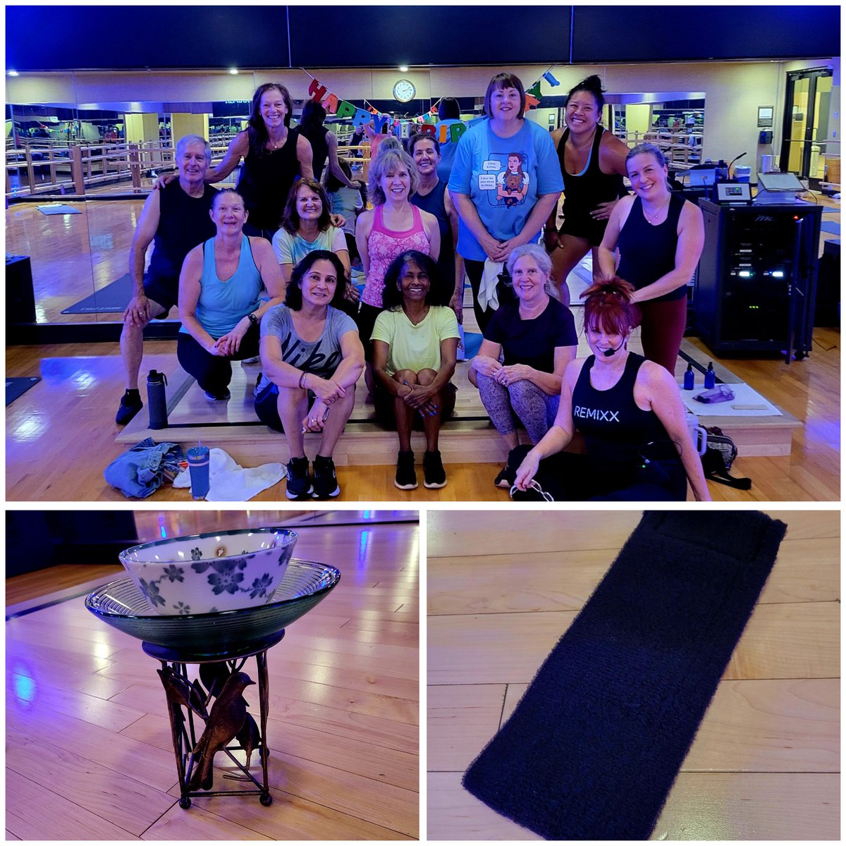 Nothing says Sweaty Saturday like birthdays, burpees, bird baths &amp; bandages.
Happy Birthday Ruby &amp; thanks for the party favors Sam!
<a href="/LifeTime_Life/">Life Time</a>
#sweatysaturday #birthday #burpees #birdbath #bandage #ltemployee