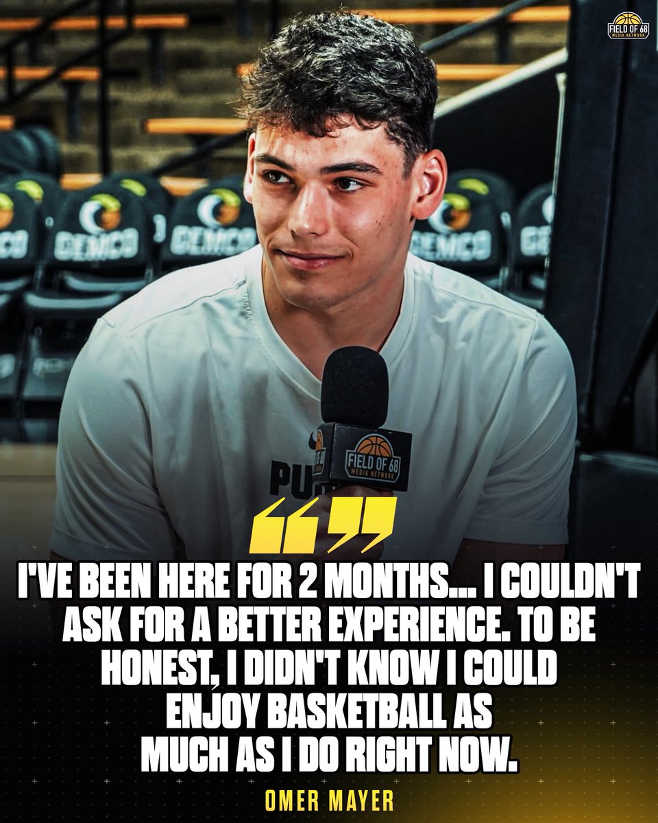 ICYMI: Omer Mayer on his first two months at Purdue:

“I couldn’t ask for a better experience… I didn’t know I could enjoy basketball as much as I do right now.”

🔗: youtu.be/jR1z4KVTcRs?si…