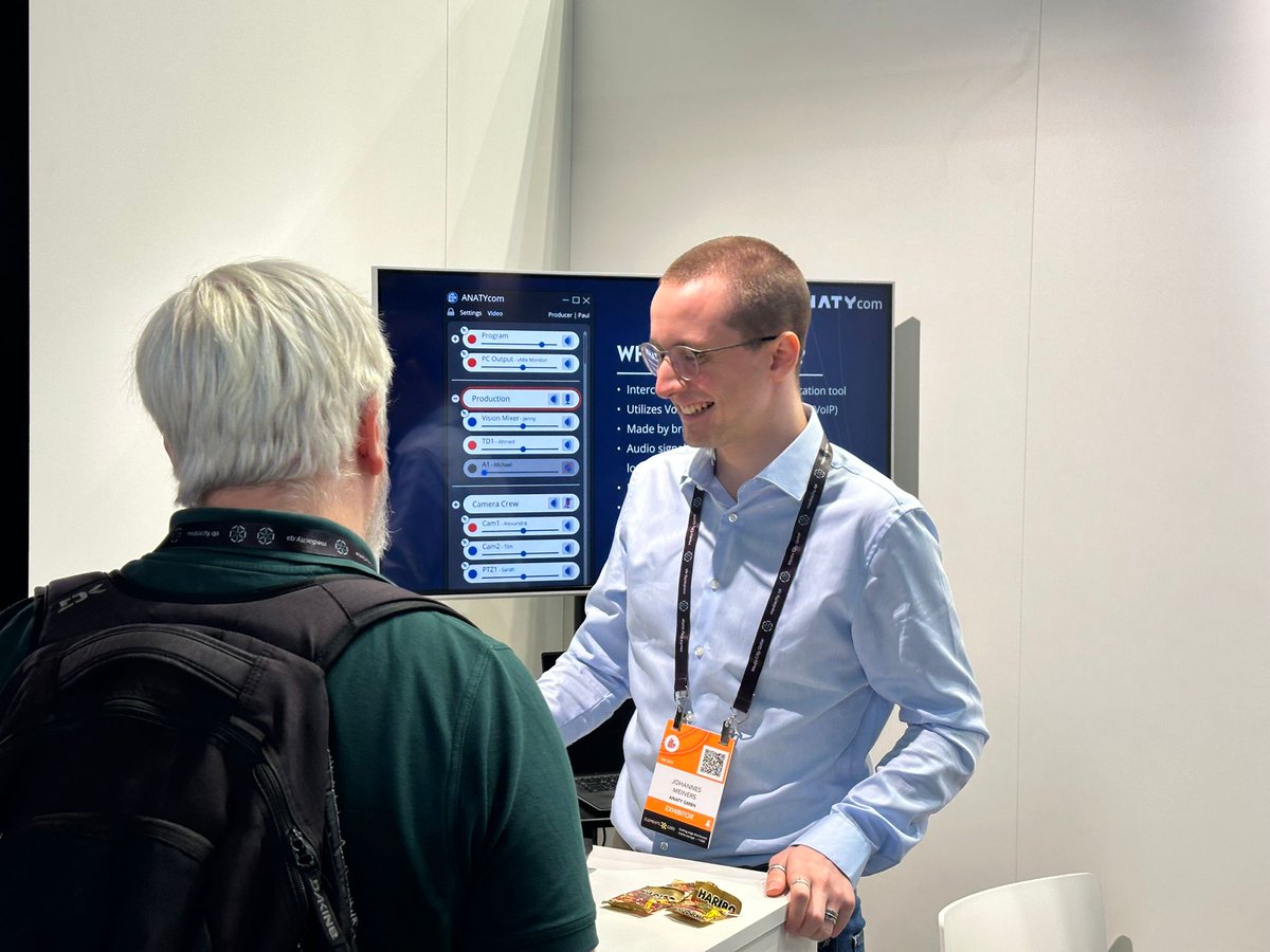 ✅Day 2 at #IBC2025
Thanks to everyone who stopped by our #ANATYcom booth! We’ll be back tomorrow from 10am in Hall 8 👋

Don’t miss your chance to grab the special 15% IBC discount code! #ANATYcom
