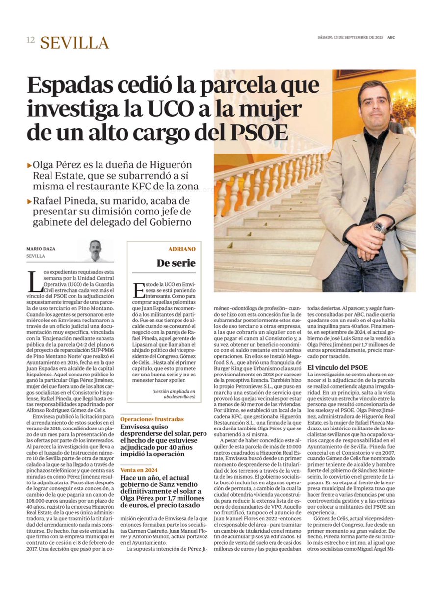 Sorpresa matinal… la sombra de Espadas sigue teniendo cabida en la política sevillana y también en el <a href="/Ayto_Sevilla/">Ayuntamiento de Sevilla</a>.  
¿Instituciones al servicio público? No, al servicio del PSOE.  
Esperamos explicaciones claras, <a href="/PSOEAytoSevilla/">PSOEAytoSevilla</a>, y si puede ser, de Espadas y de Muñoz