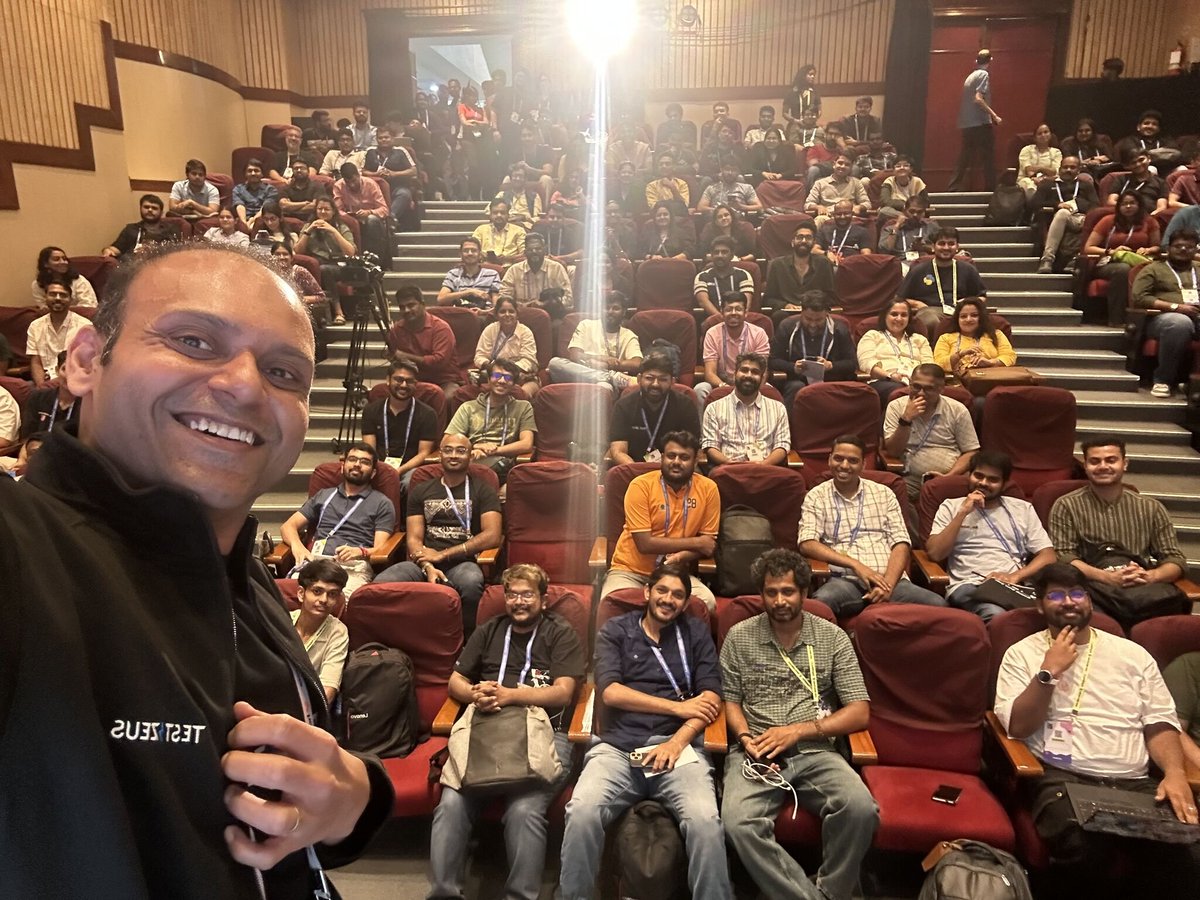 TestZeusAI's tweet image. We had a blast presenting boundaries of multi-agentic #ai systems (as discovered at @TestZeusAI ) to the audience of #pyconindia2025 today.