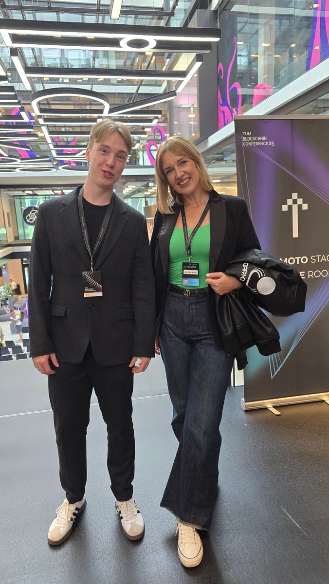 Great 48 hours with so many of the DACH legends, but this 17 year old <a href="/NickNutDotSol/">NickNut</a>, is one impressive force! He gave his first keynote, on the legendary <a href="/solanaturbine/">Turbin3</a> programs, and killed it.
We missed <a href="/SarthiB7/">Sarthiii (agent/acc)</a> in the photo, though!