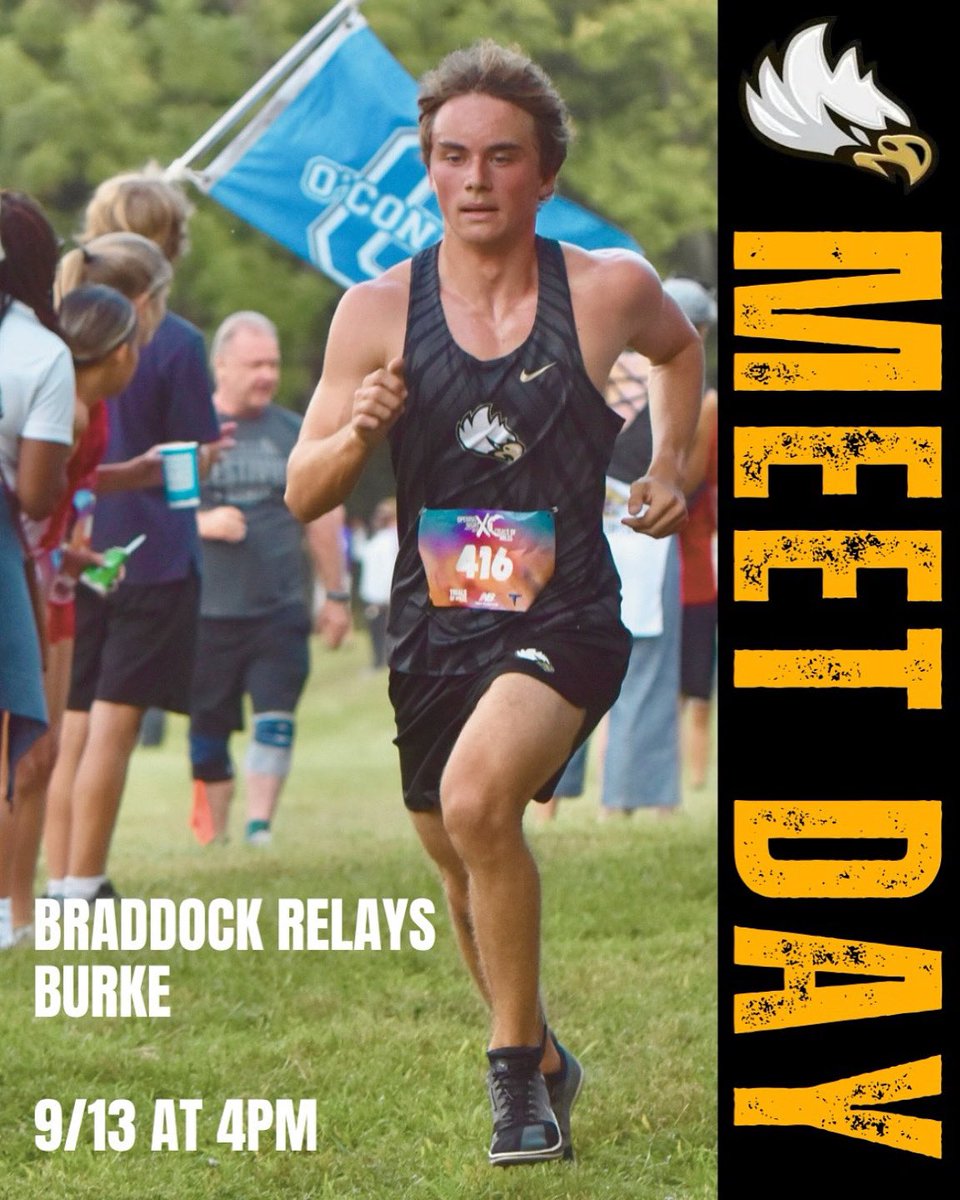 freedomhs_xctf's tweet image. 🏃‍♂️🏃‍♀️ Freedom Cross Country is racing this weekend at the Braddock Relays!
📍 First race starts at 5:30 PM, last race at 7:10 PM.

Let’s go, Eagles!