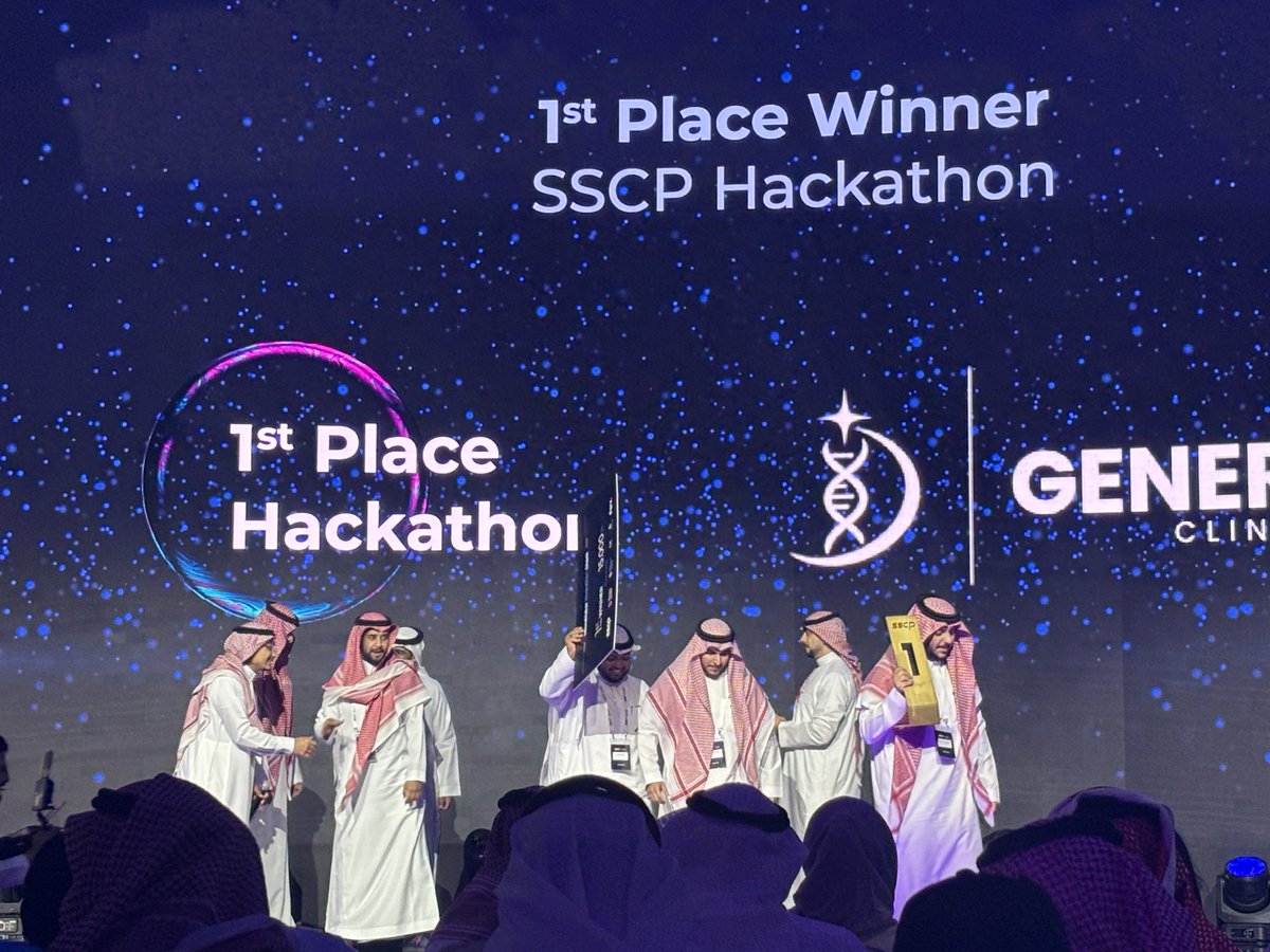 mody_mrk's tweet image. الحمدلله حتى يبلغ الحمد منتهاه 💜

فزنا بالمركز الأول في #MicroMaker_Hackathn🏆🚀
فريقنا @generxsa اثبت ان المستحيل ممكن ، ورحلتنا ما انتهت هنا… القادم أعظم ✨

#SSCP25