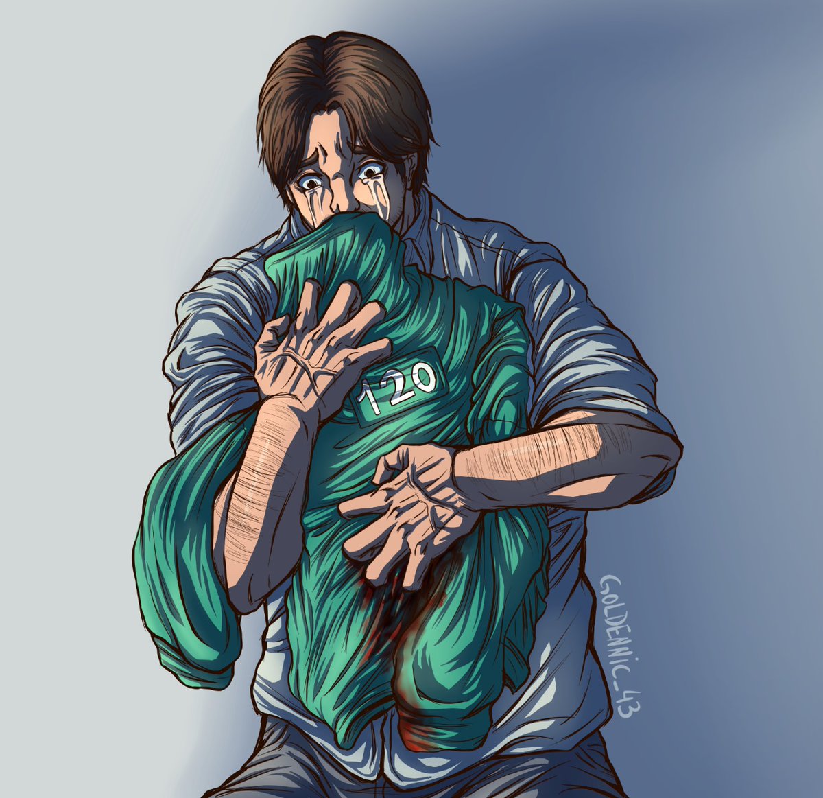 Dibujo algo sencillo. 

Me levanté con ganas de sufrir y de paso ustedes también jajaj. 
.
.
.
.
#hyunseok #120x246 #246x120 #Gyeongseok #player246 #PLAYER120 #SquidGame #SquidGame2 #squidgame3 #fanart